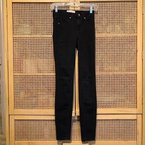 RACHEL ROY Denim Jeans Skinny Black Women’s 24 high rise
